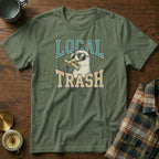 Local Trash Seagull Beach Humor T-shirt