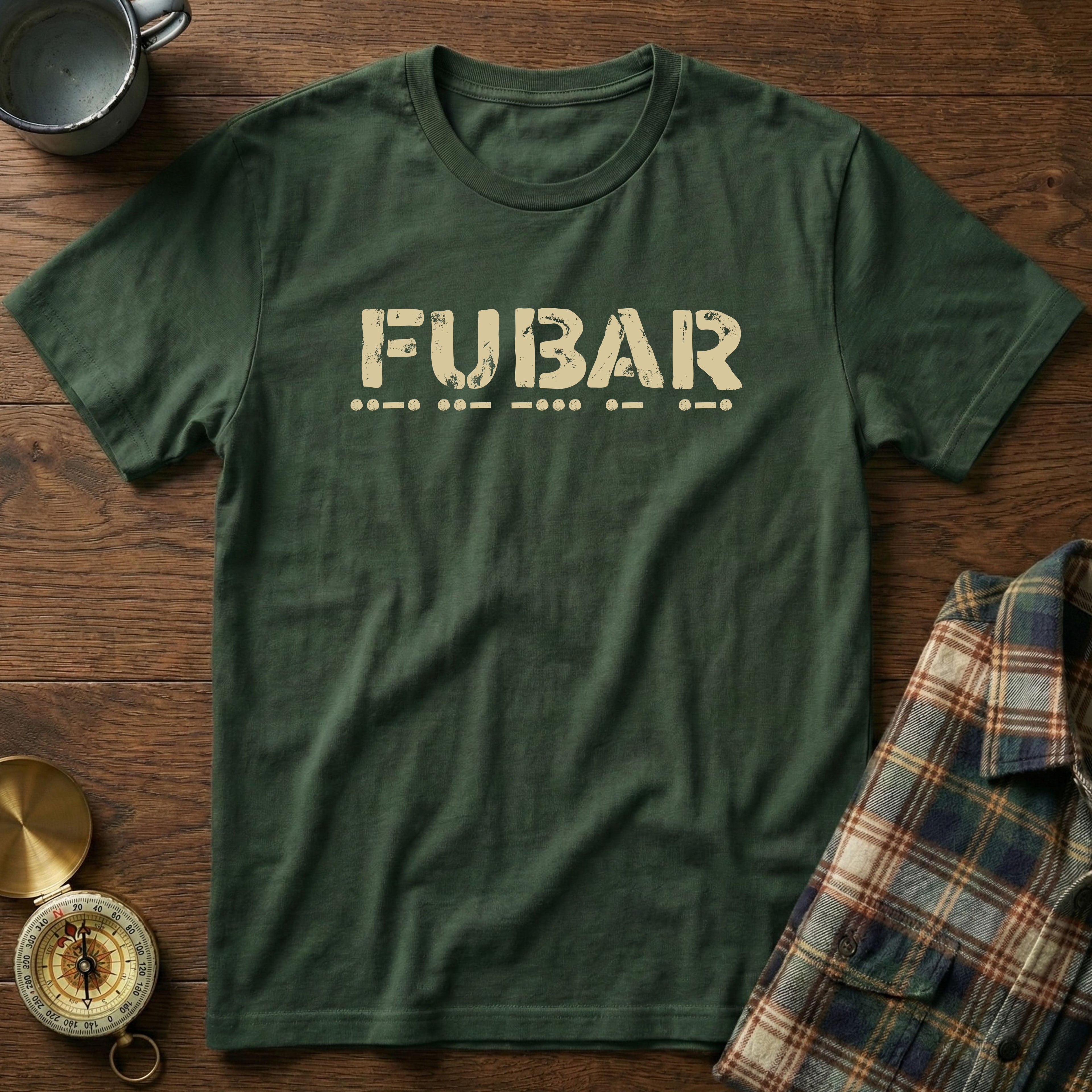 FUBAR Morse Code T-Shirt