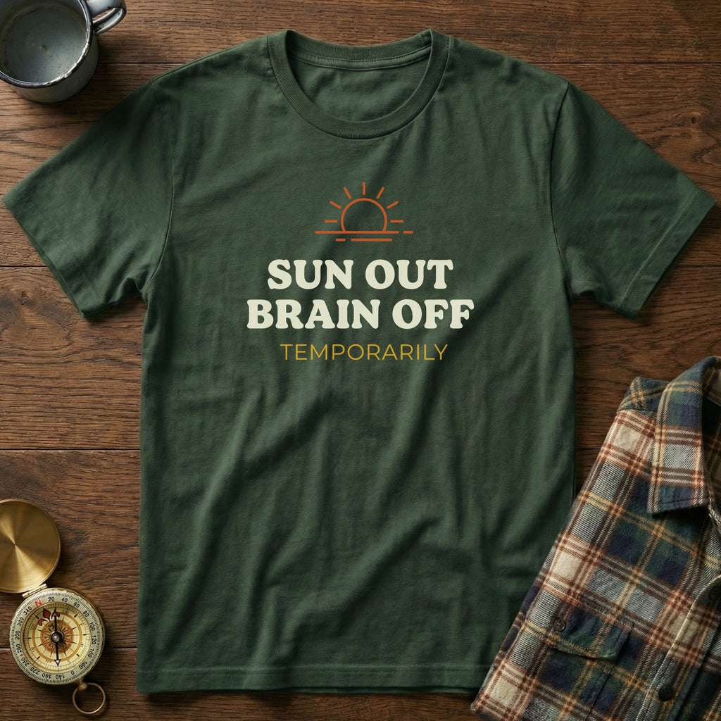 Coastal Escape Sun Out Brain Off T-Shirt