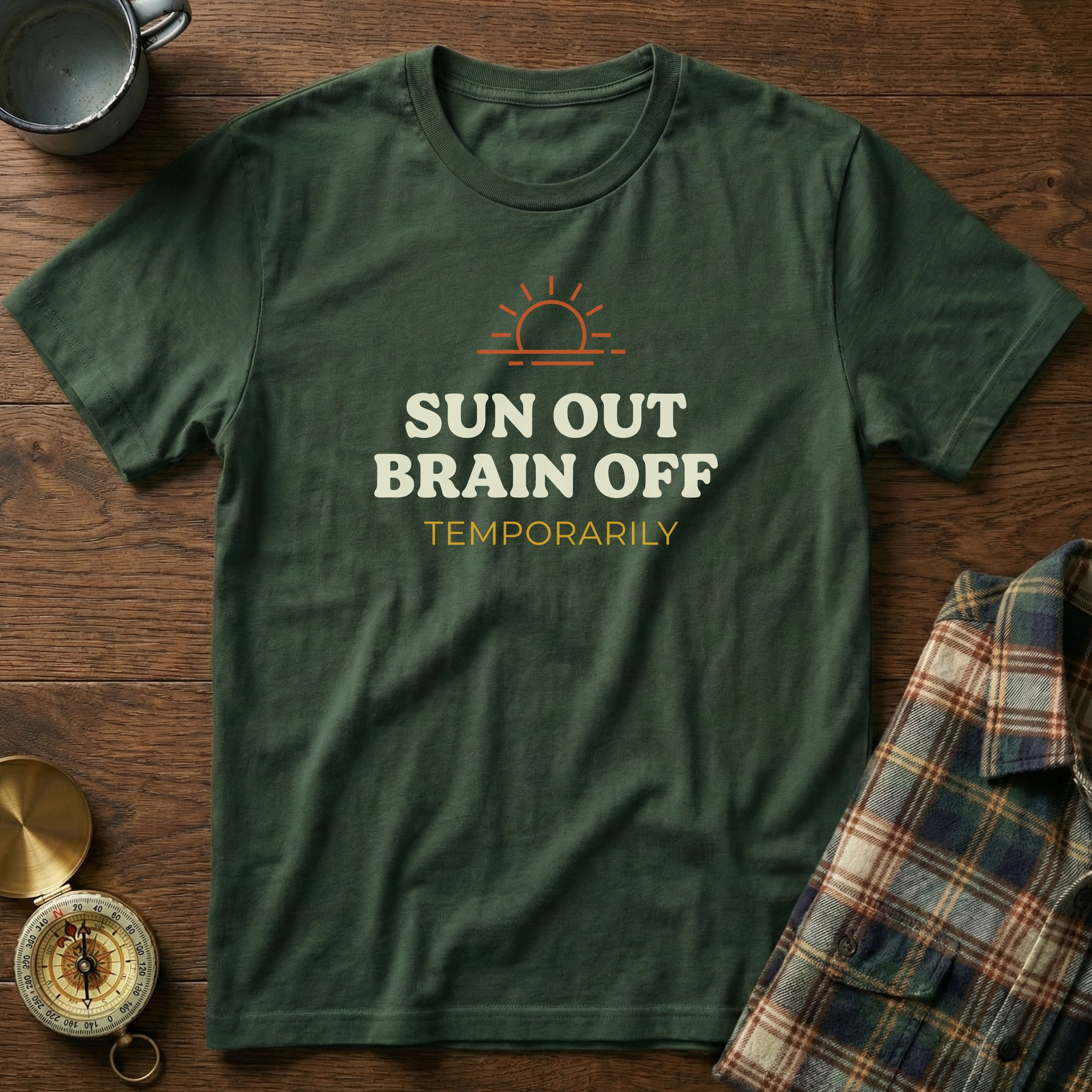Coastal Escape Sun Out Brain Off T-Shirt