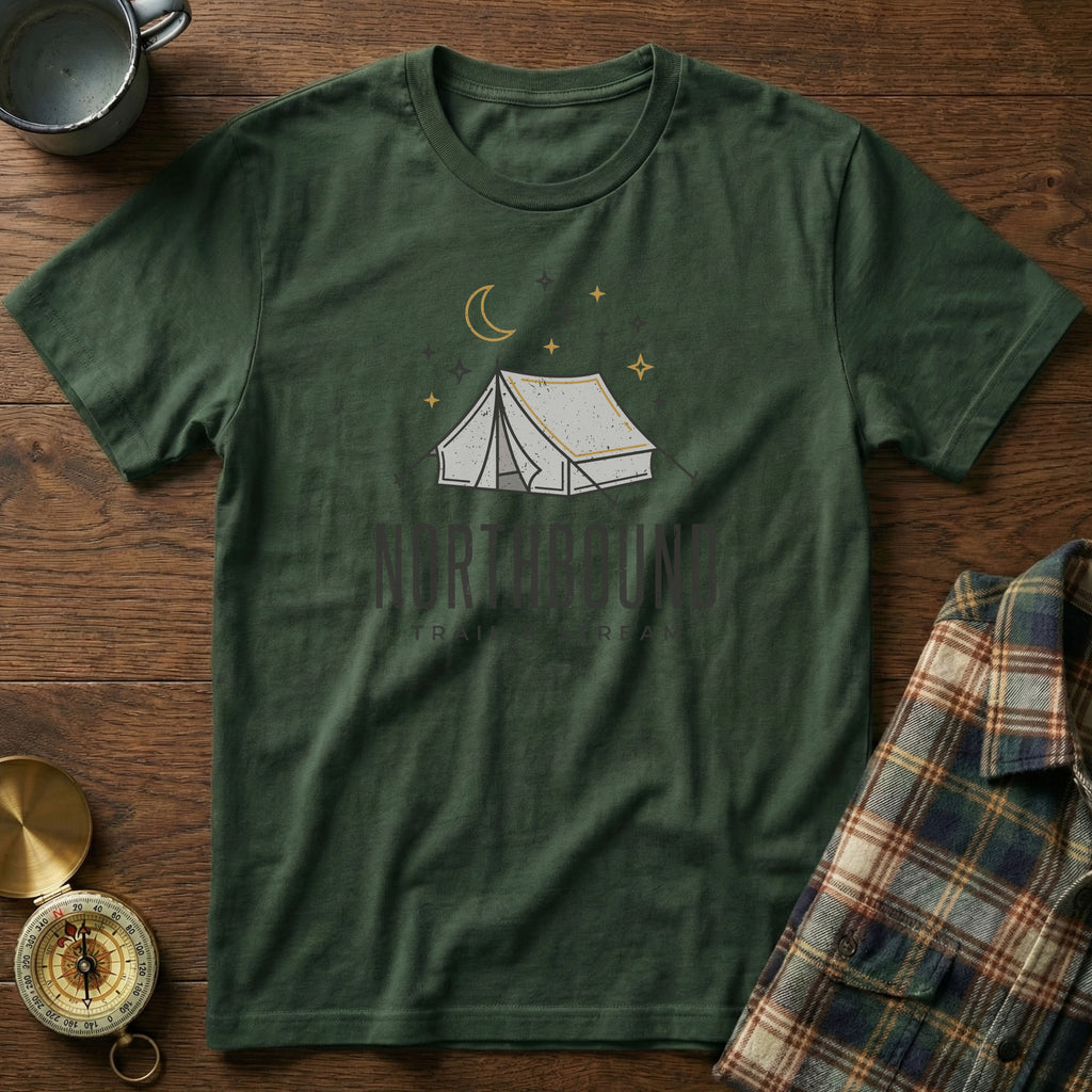 Trail and Stream Graphic Tent T-Shirt