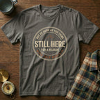 Coastal Local Still Here Wind Cold Worth It T-Shirt in Pepper