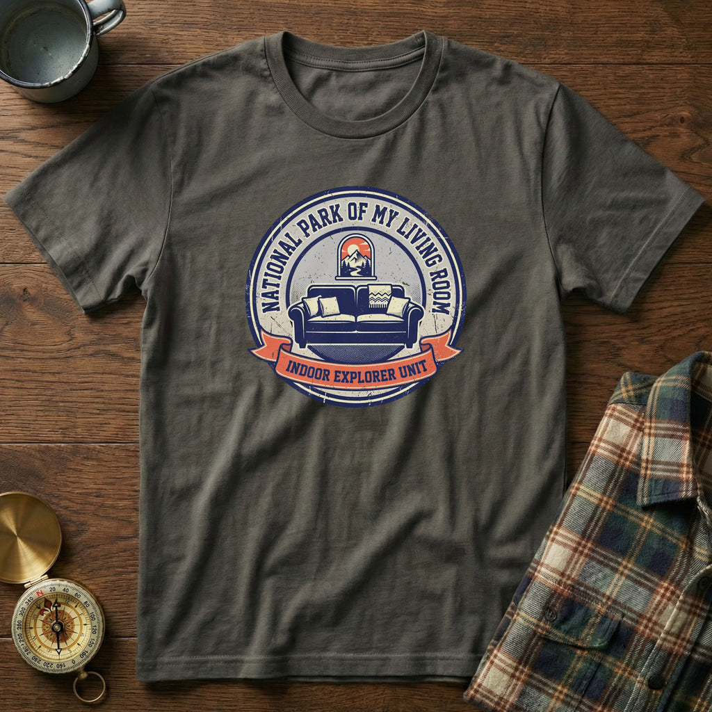 National Park of My Living Room T-Shirt in Pepper