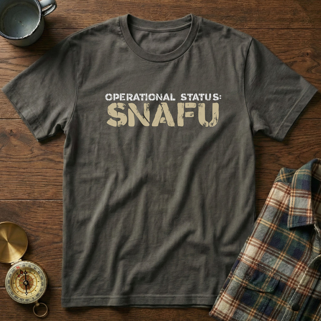 Operational Status: SNAFU T-Shirt in Pepper