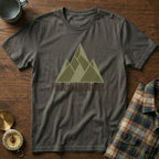 Analog Adventures Retro Geometric T-Shirt in Pepper