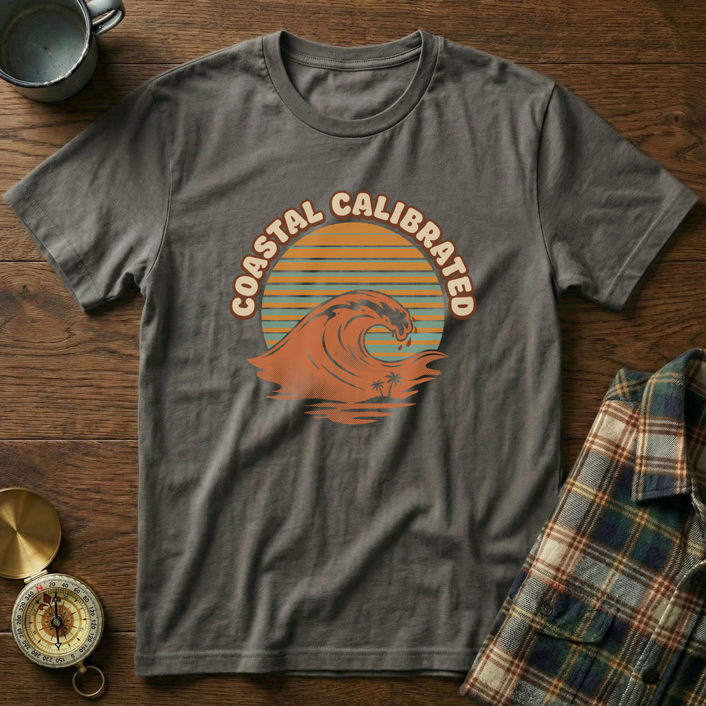 Coastal Calibrated Snarky Local Attitude T-Shirt in Pepper