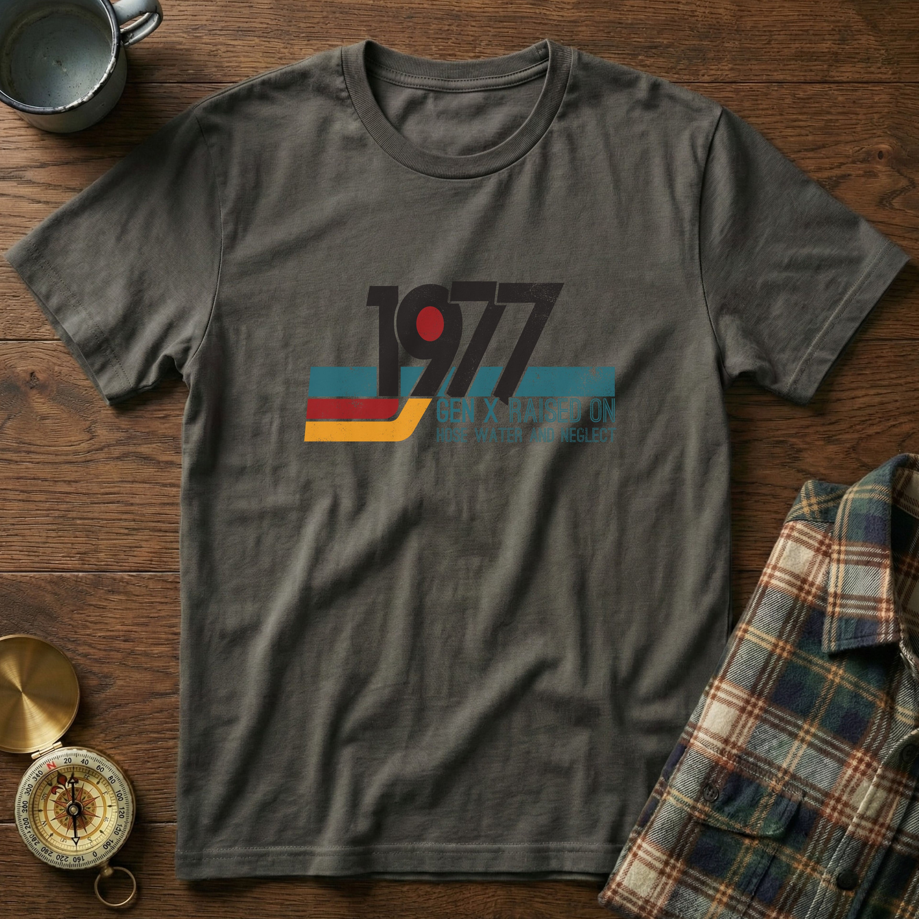 1977 Gen X Raised on Hose Water T-Shirt in Pepper