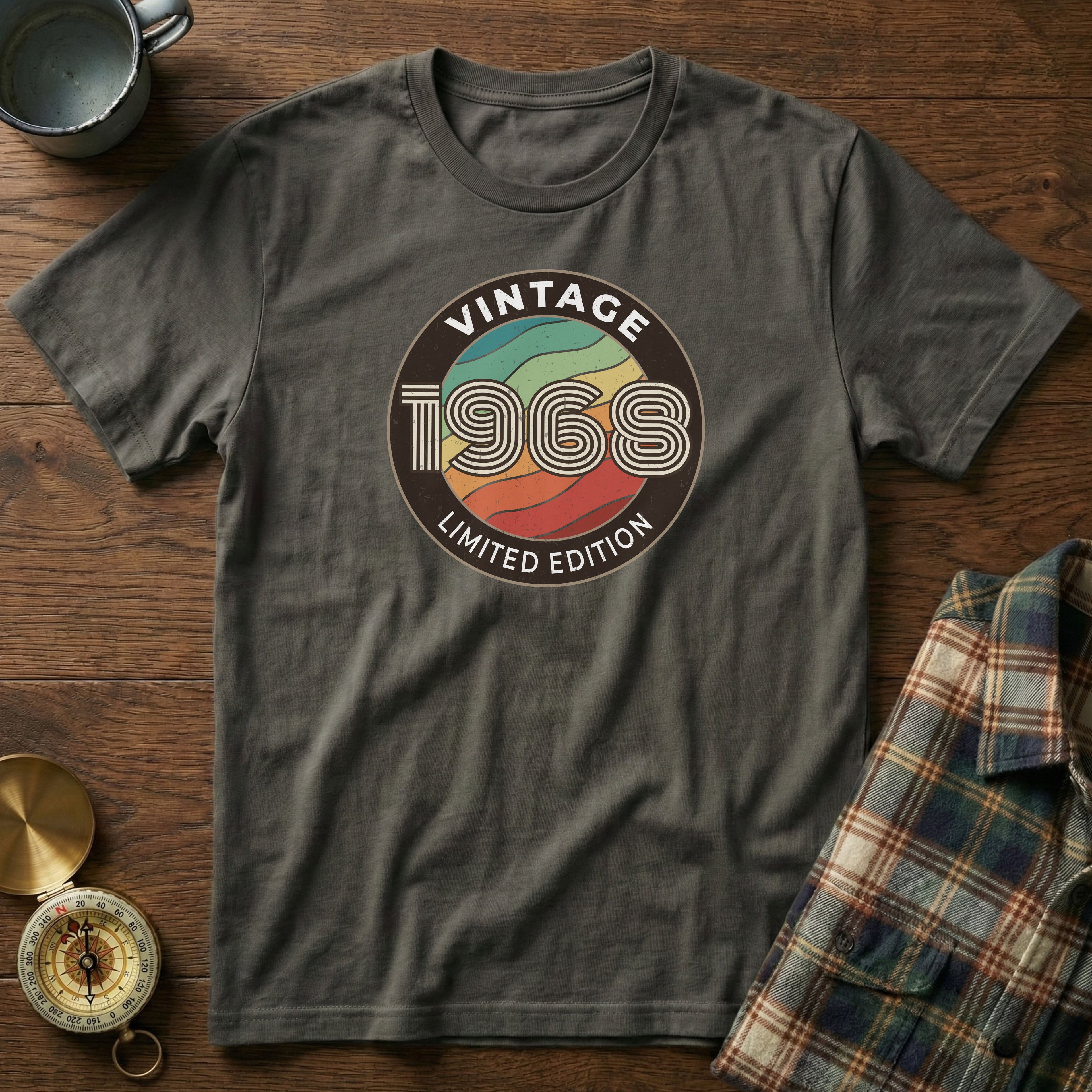 Vintage 1968 Limited Edition T-Shirt in Pepper