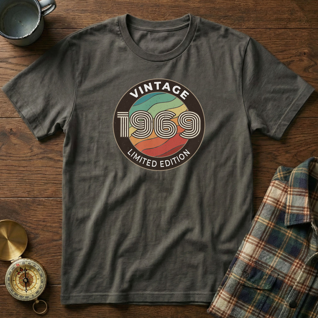 Vintage 1969 Limited Edition T-Shirt in Pepper