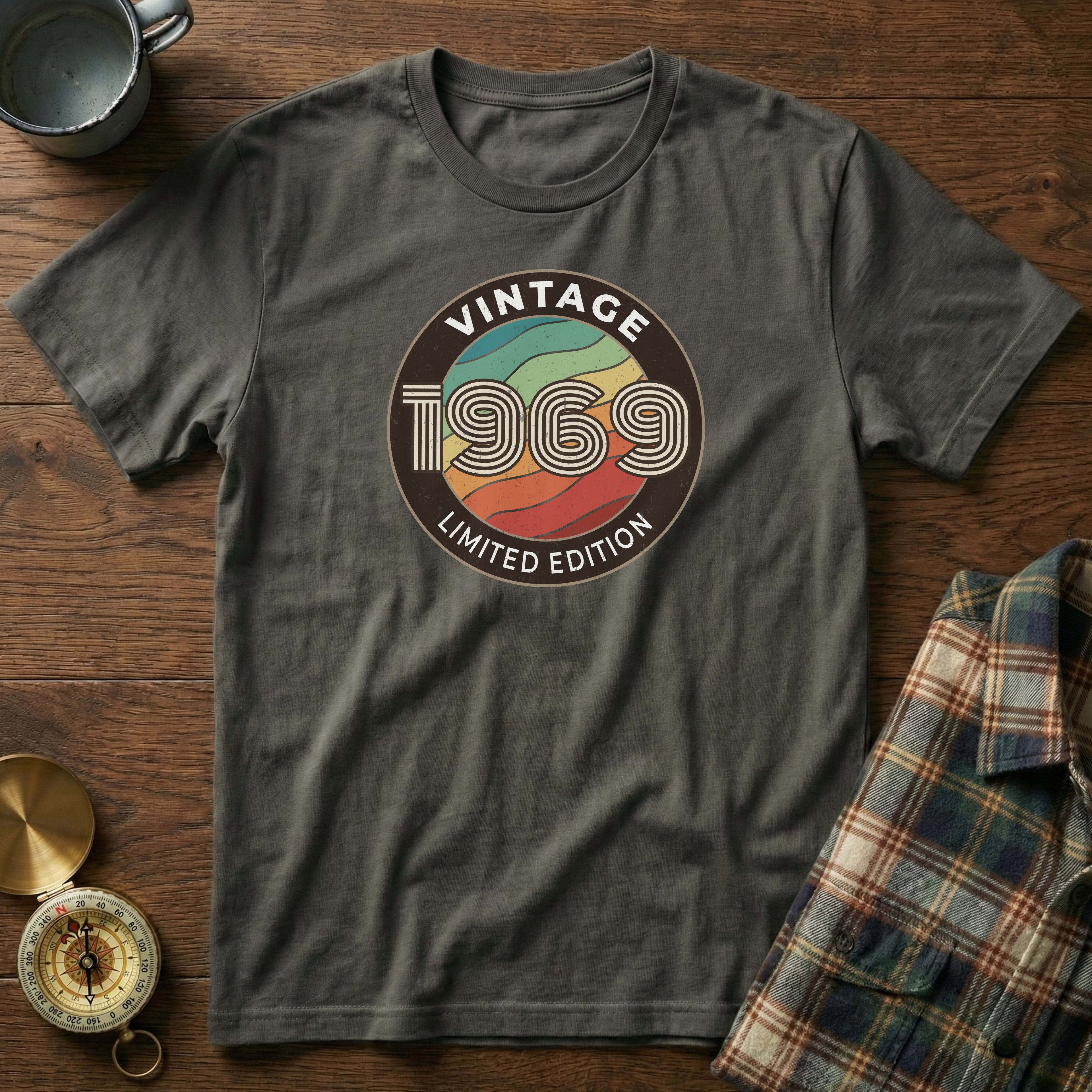 Vintage 1969 Limited Edition T-Shirt in Pepper