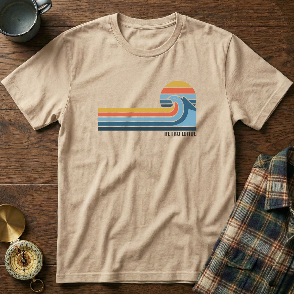 California Retro Wave Surf & Sun Graphic T-Shirt