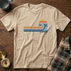 California Retro Wave Surf & Sun Graphic T-Shirt
