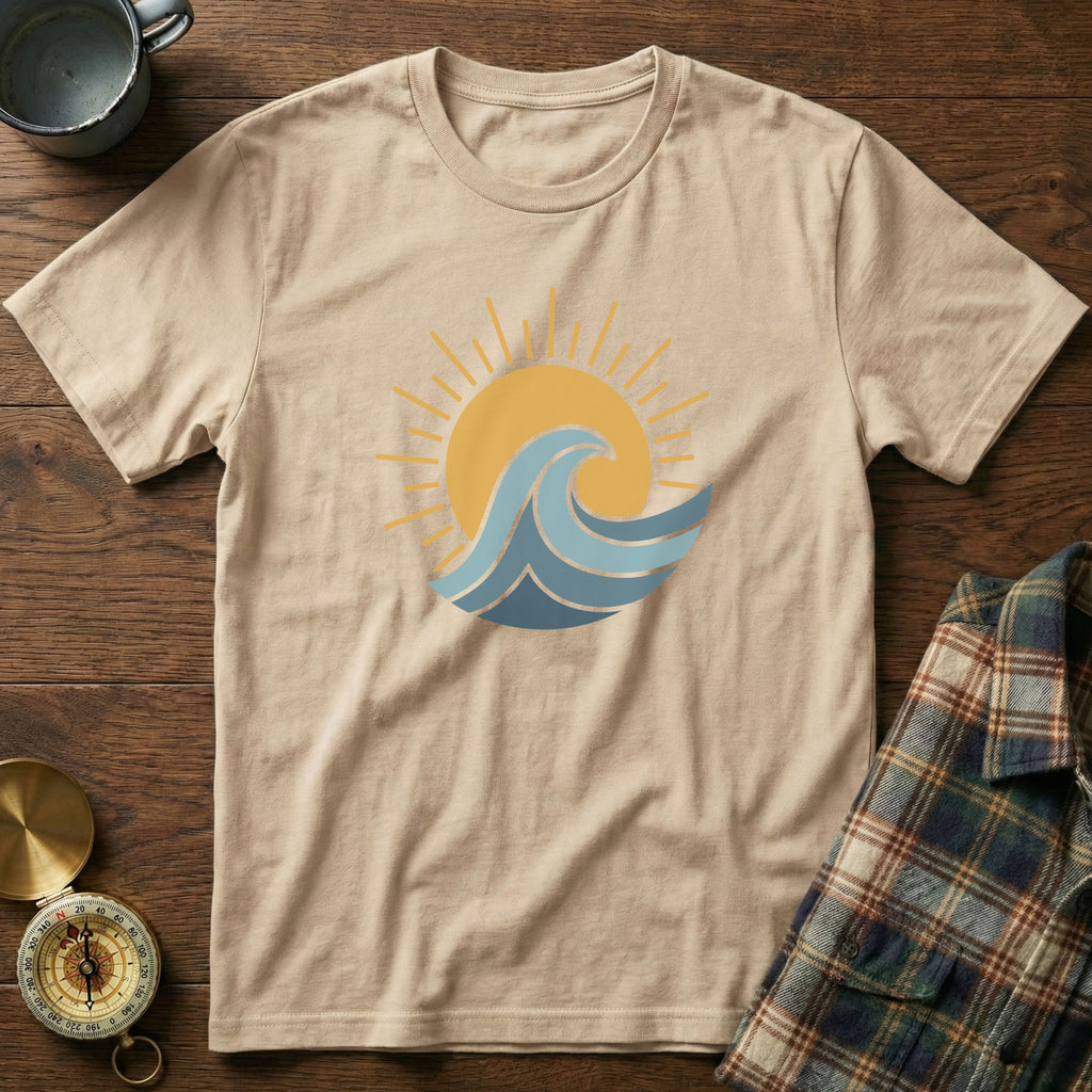 Sun Surf and Waves Graphic T-Shirt