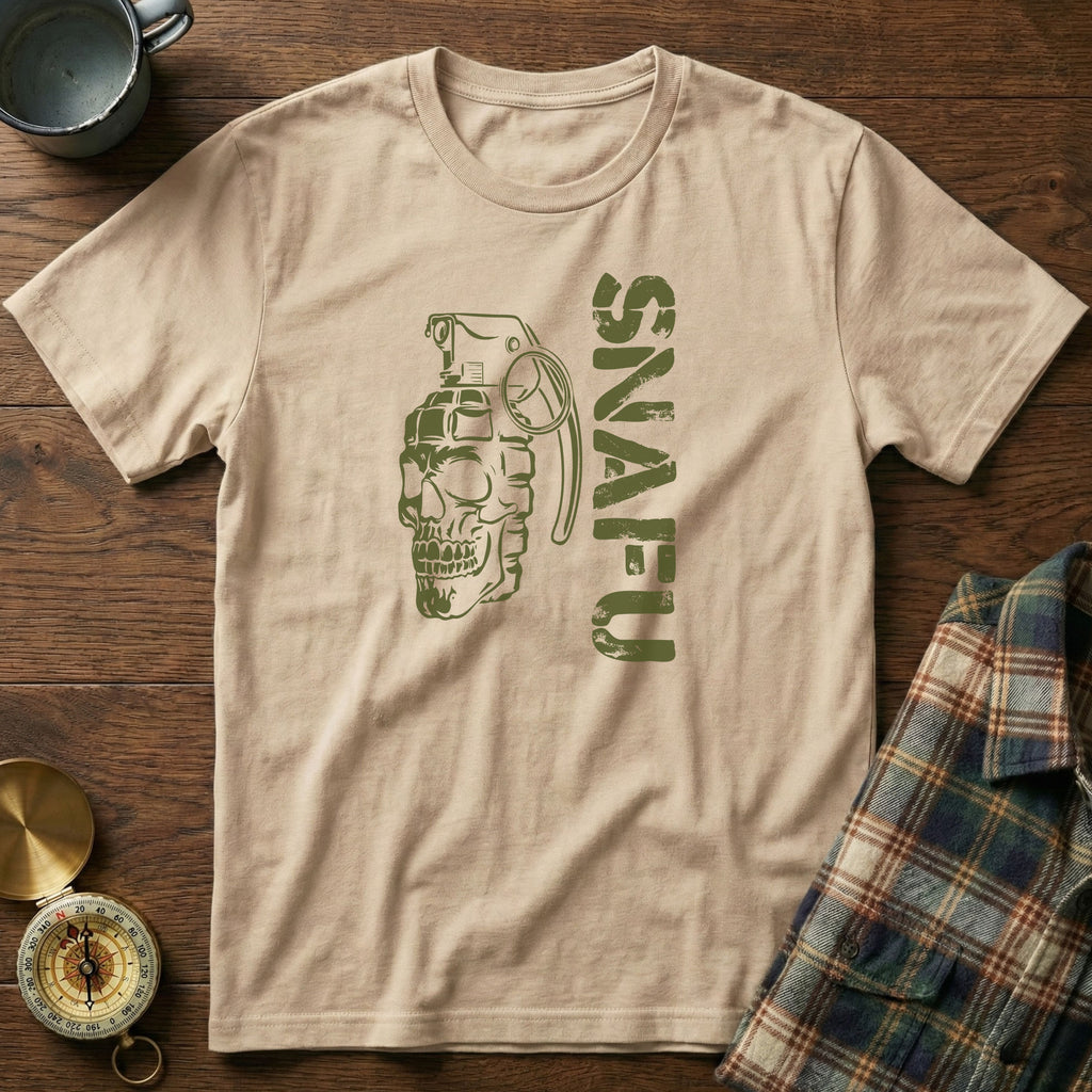 SNAFU Skull Grenade T-Shirt