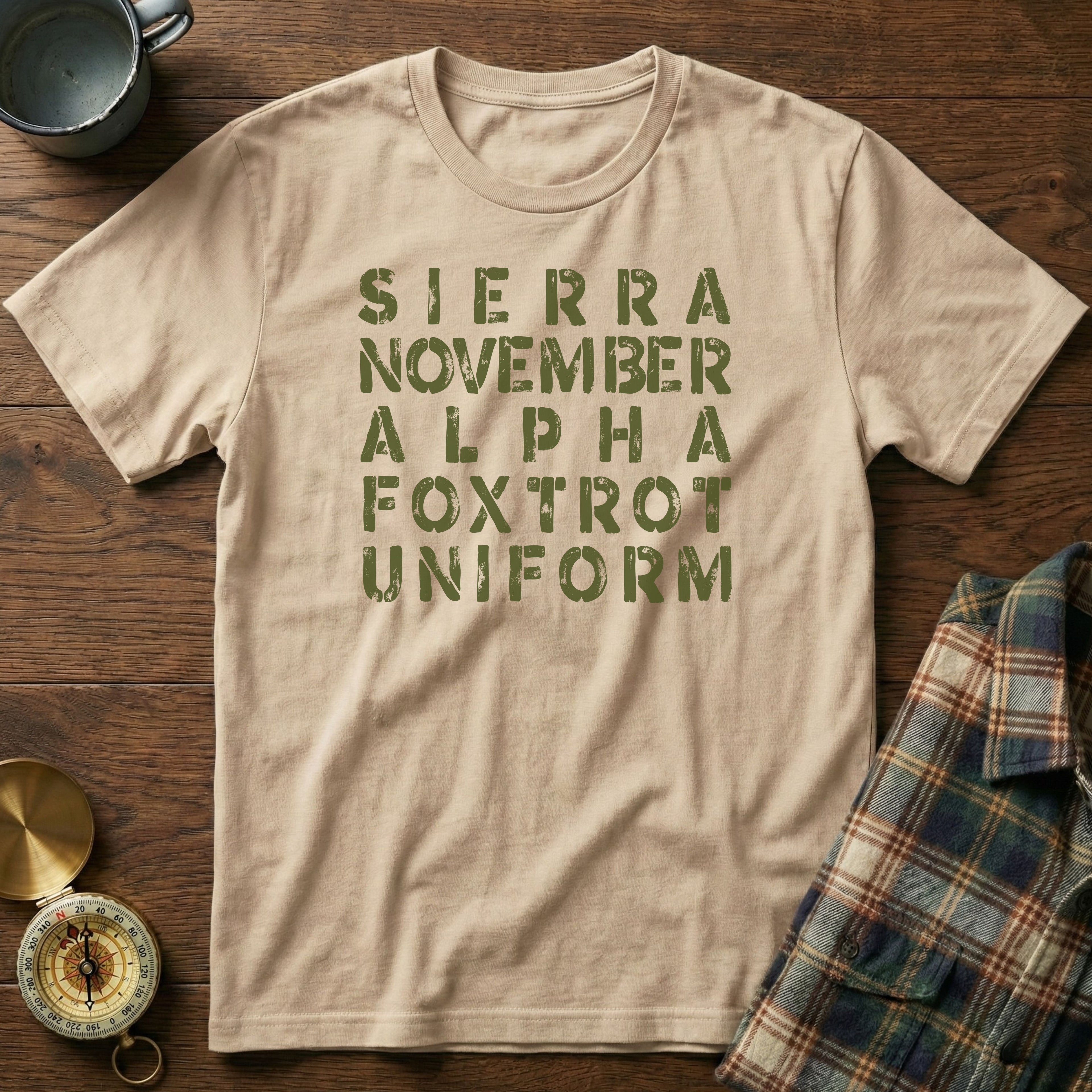 SNAFU Phonetic NATO Alphabet T-Shirt