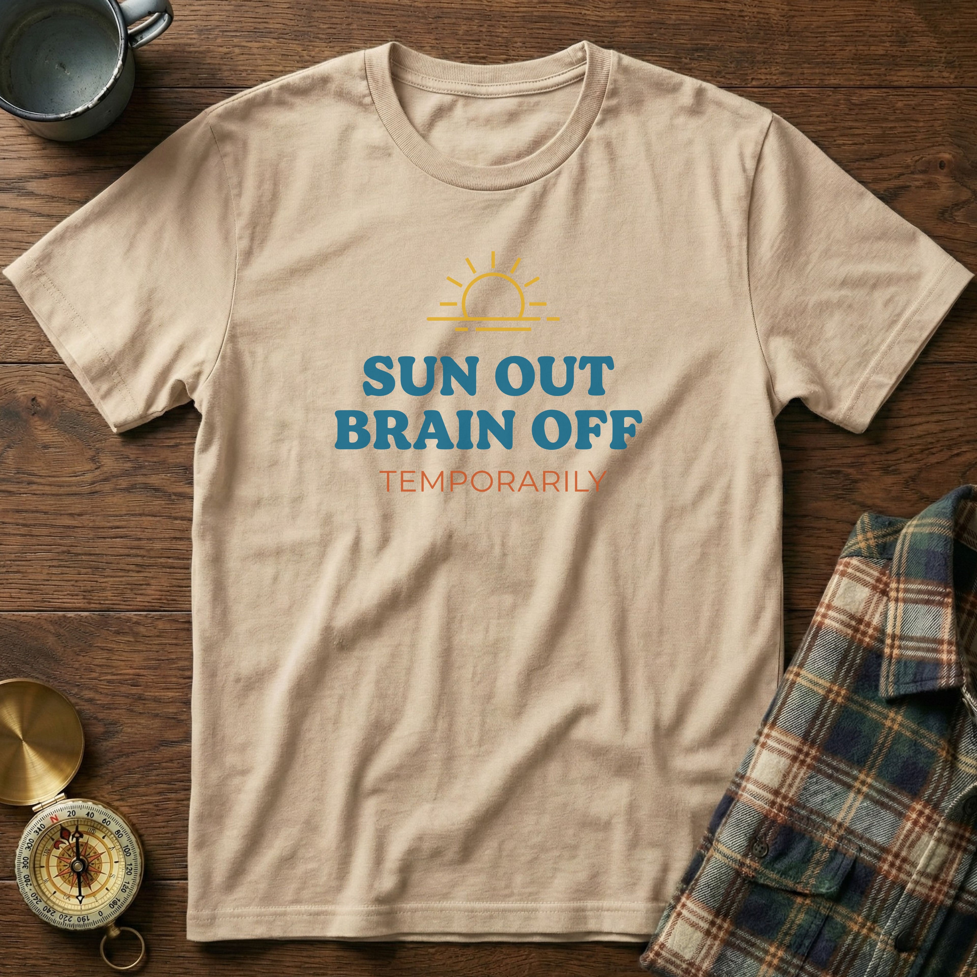 Coastal Escape Sun Out Brain Off T-Shirt