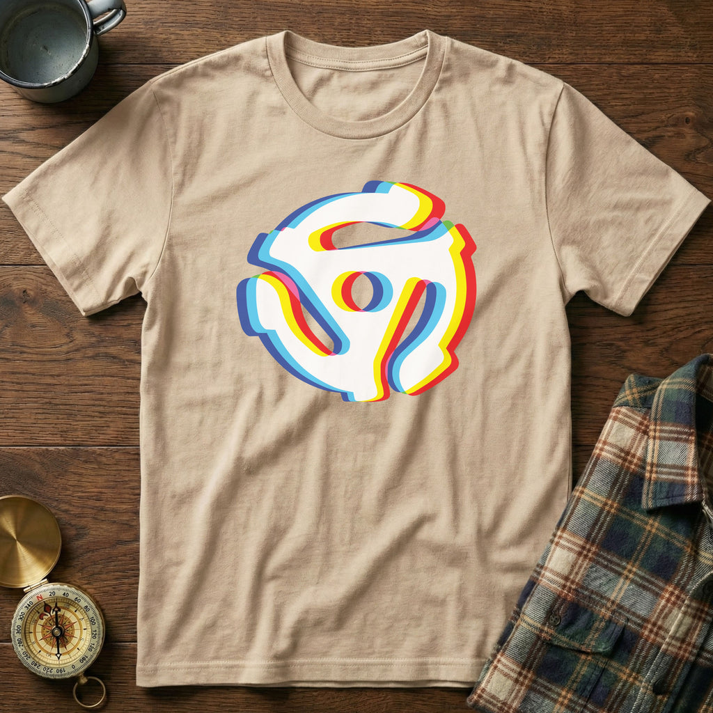45 Vinyl Adapter Glitch T-Shirt