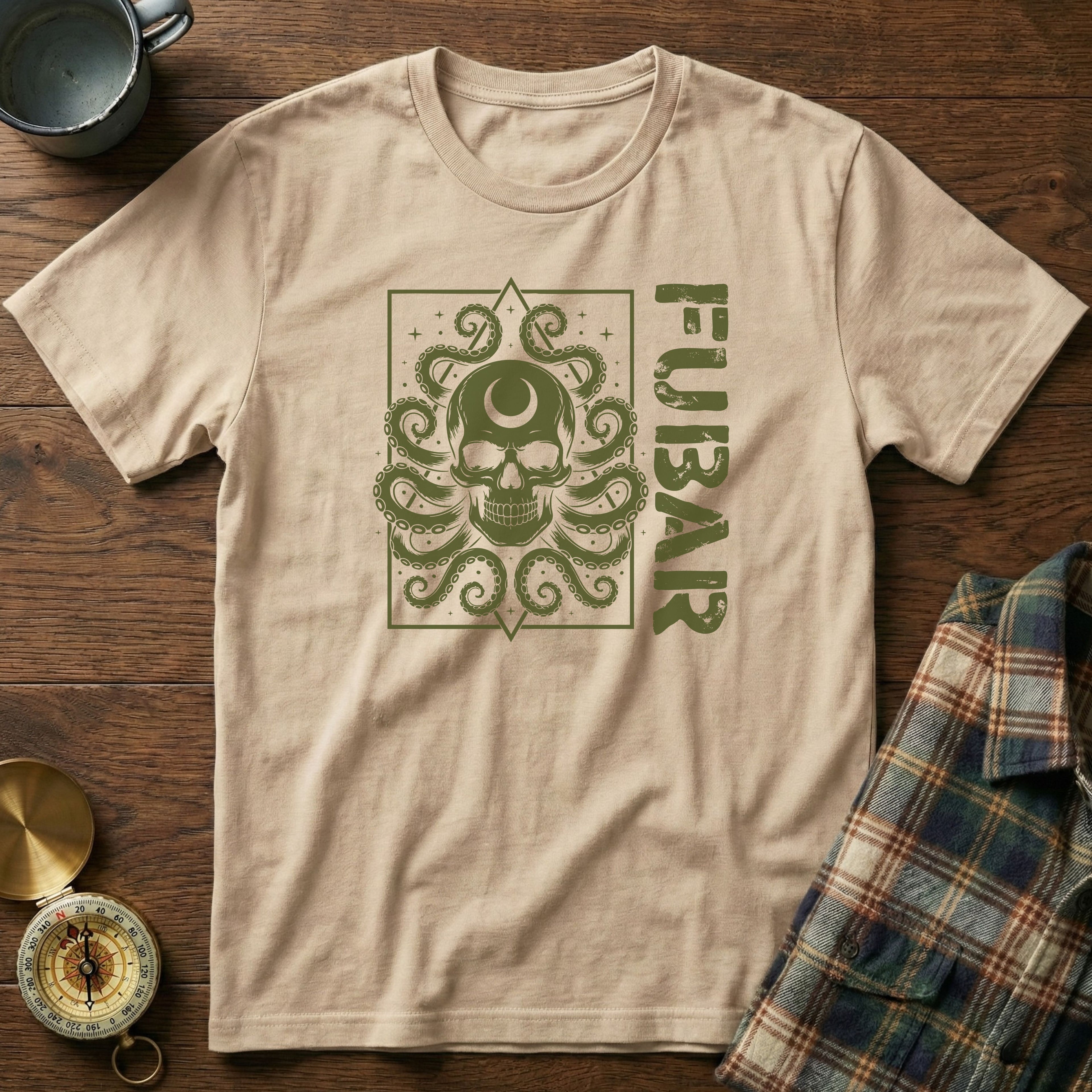 FUBAR Octopus Skull T-Shirt