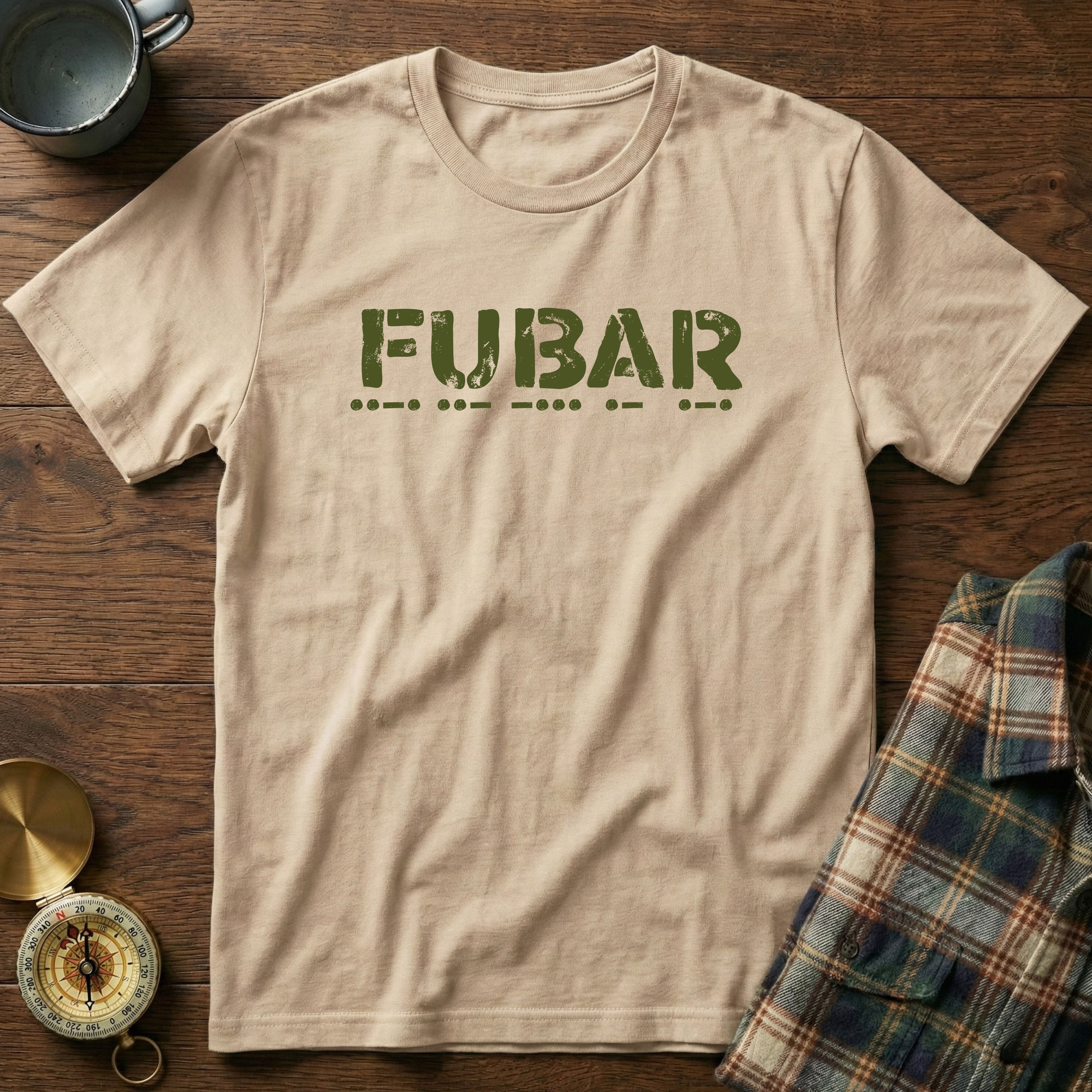 FUBAR Morse Code T-Shirt