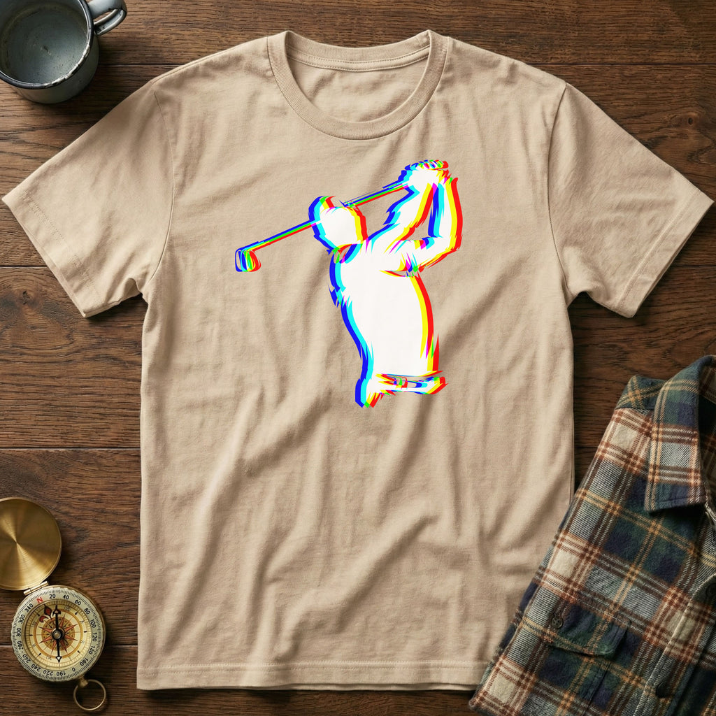 EDM Glitch Golf T-Shirt