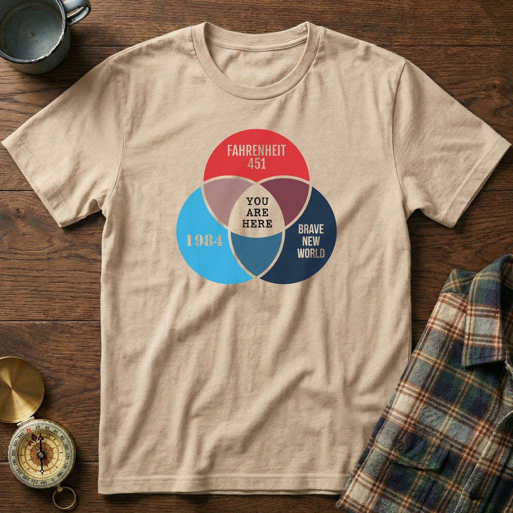 Dystopian Novels Venn Diagram T-Shirt