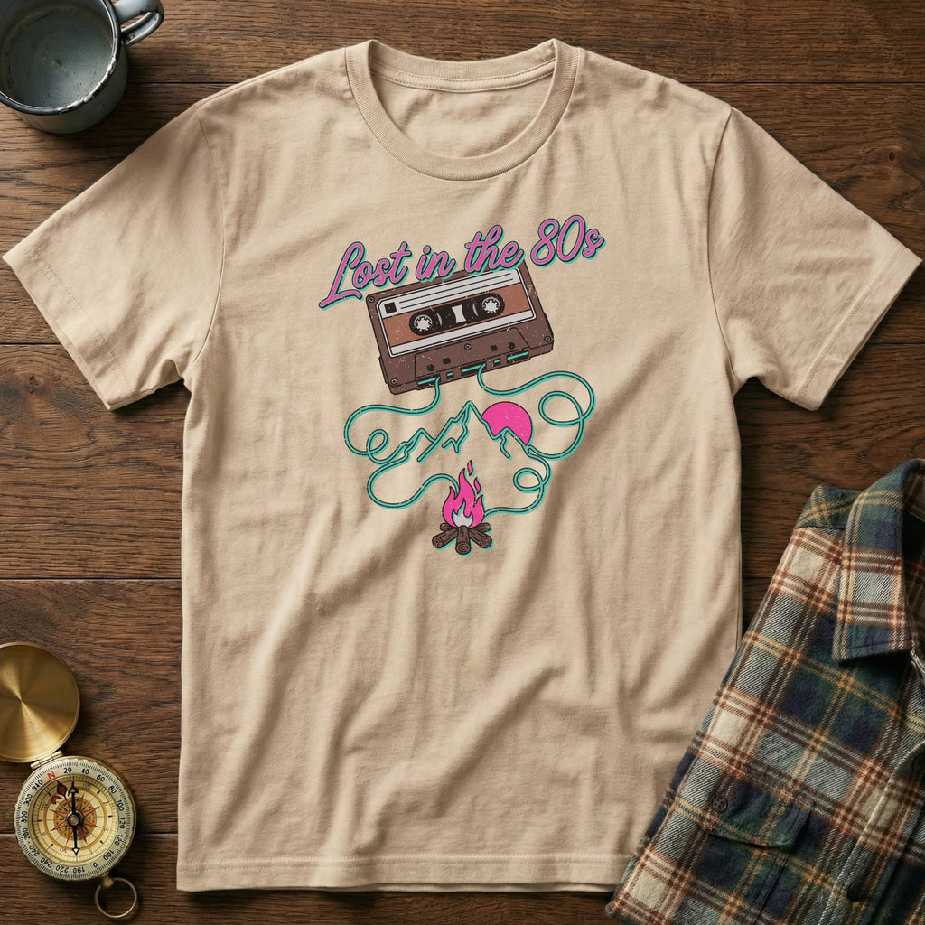 Lost in the 80s Retro Cassette T-Shirt