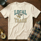 Local Trash Seagull Beach Humor T-shirt
