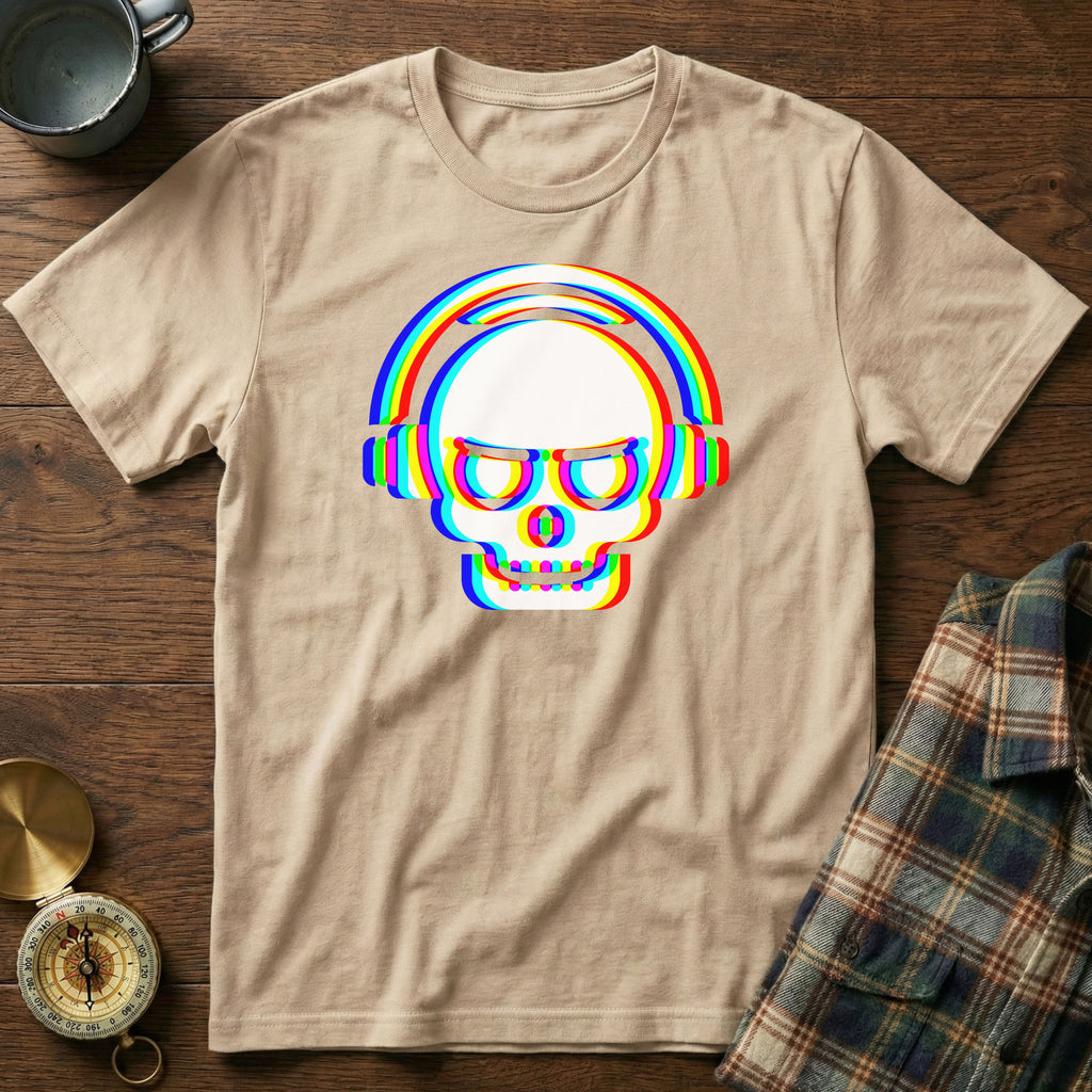 Rave DJ Skull T-Shirt