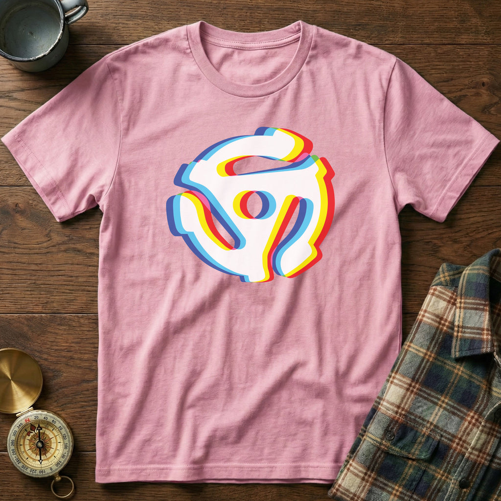 45 Vinyl Adapter Glitch T-Shirt