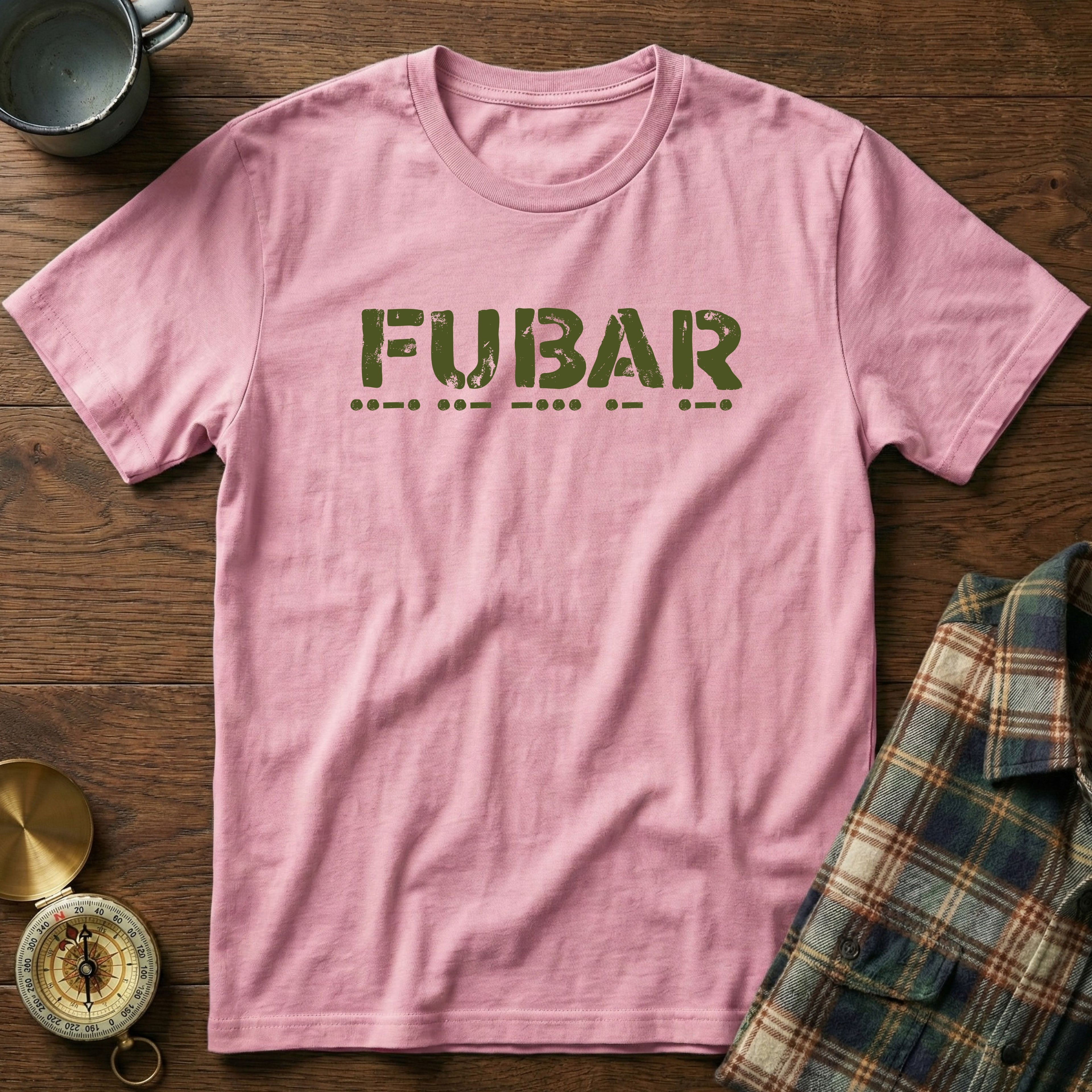 FUBAR Morse Code T-Shirt