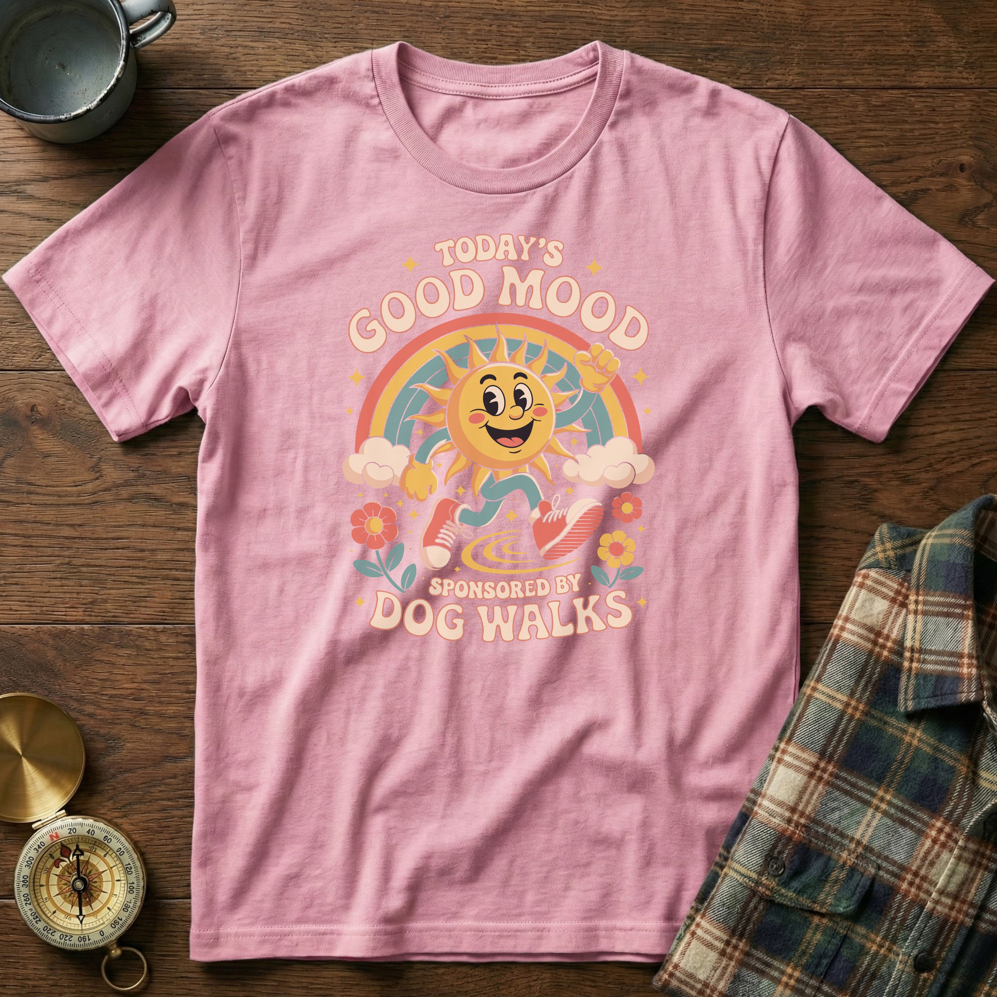 Today's Good Mood Sponsored by Dog Walks T-Shirt