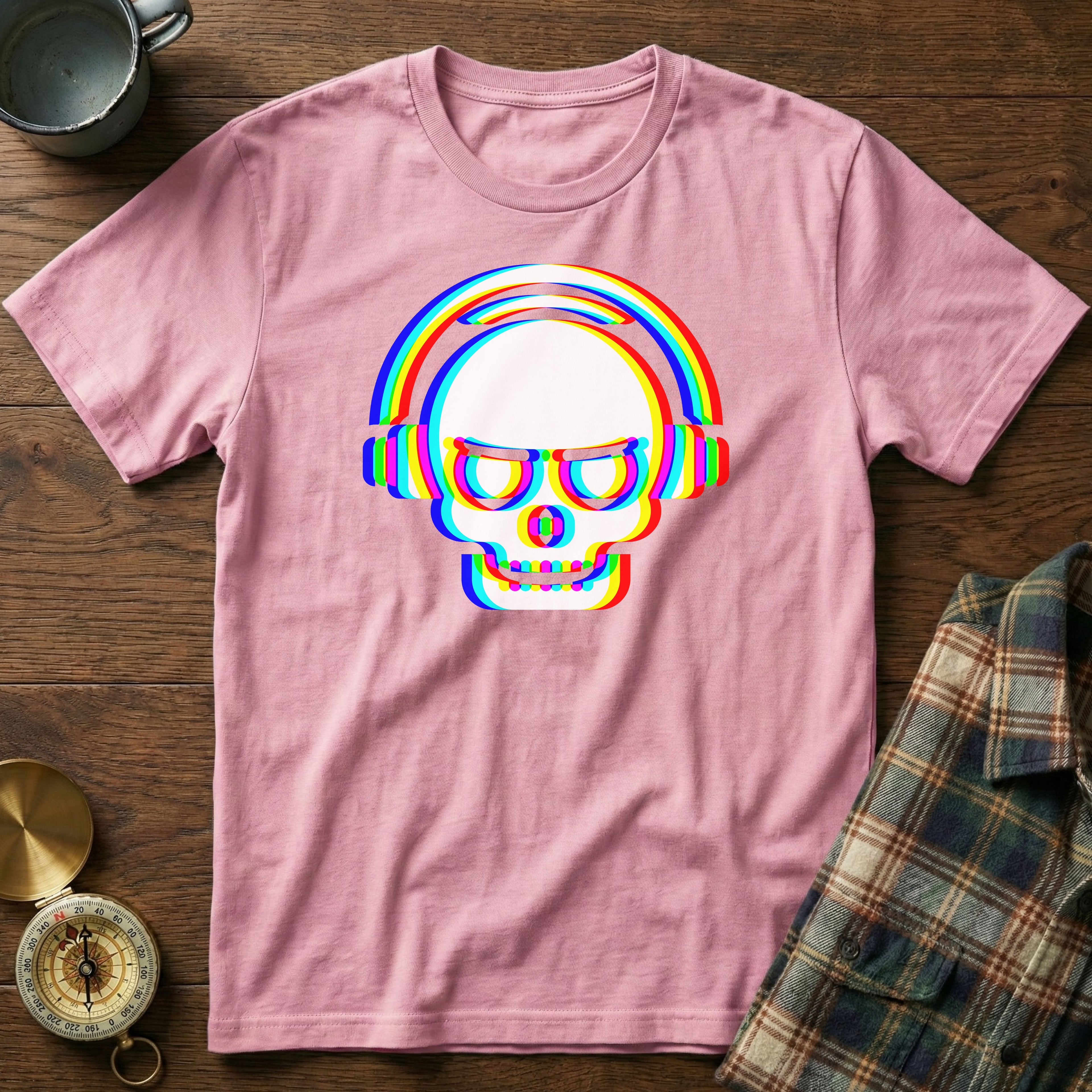 Rave DJ Skull T-Shirt