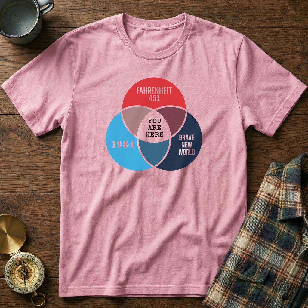 Dystopian Novels Venn Diagram T-Shirt