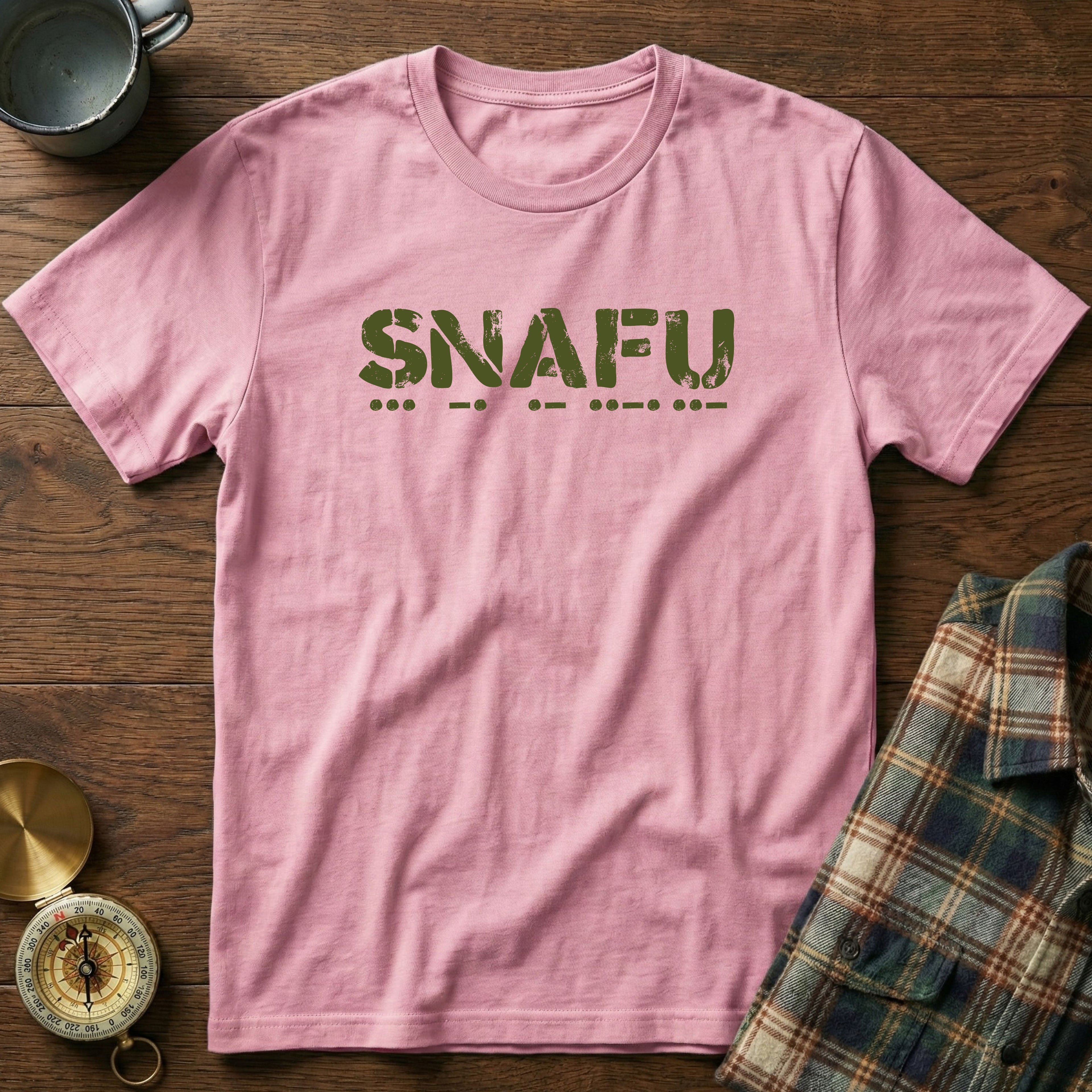 SNAFU Morse Code T-Shirt