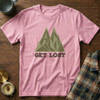 Get Lost Retro Geometric Mountain T-Shirt