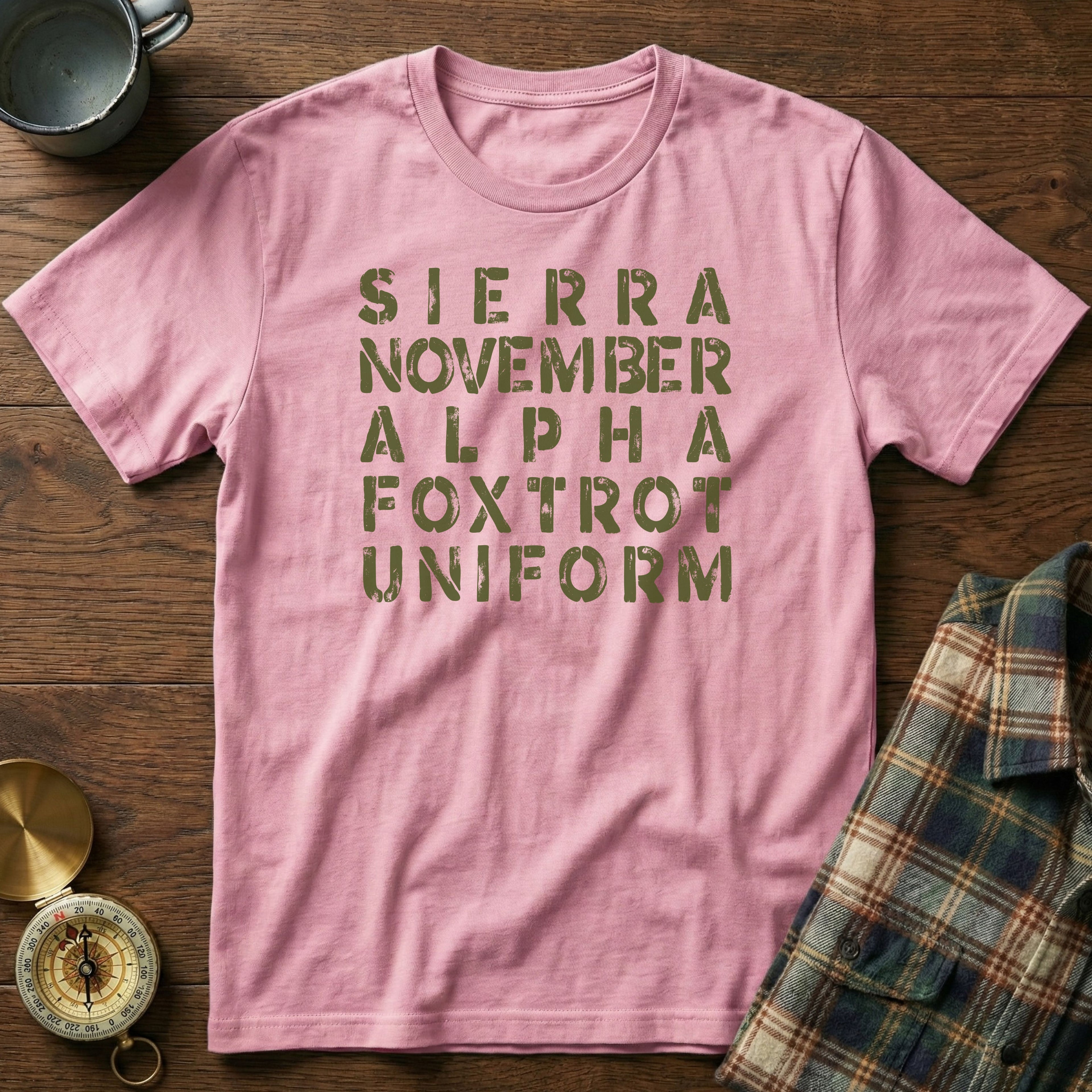SNAFU Phonetic NATO Alphabet T-Shirt