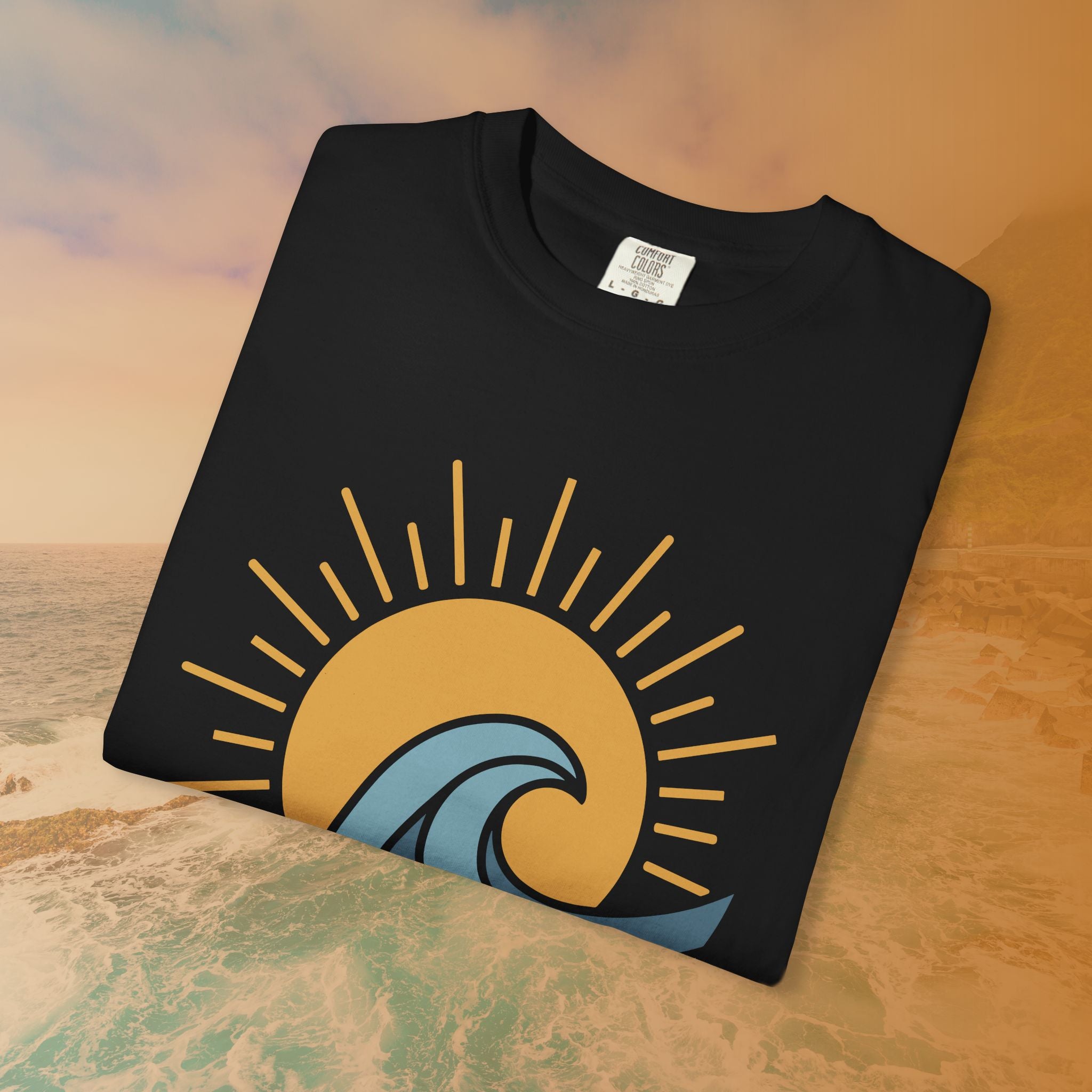 Sun Surf and Waves Graphic T-Shirt