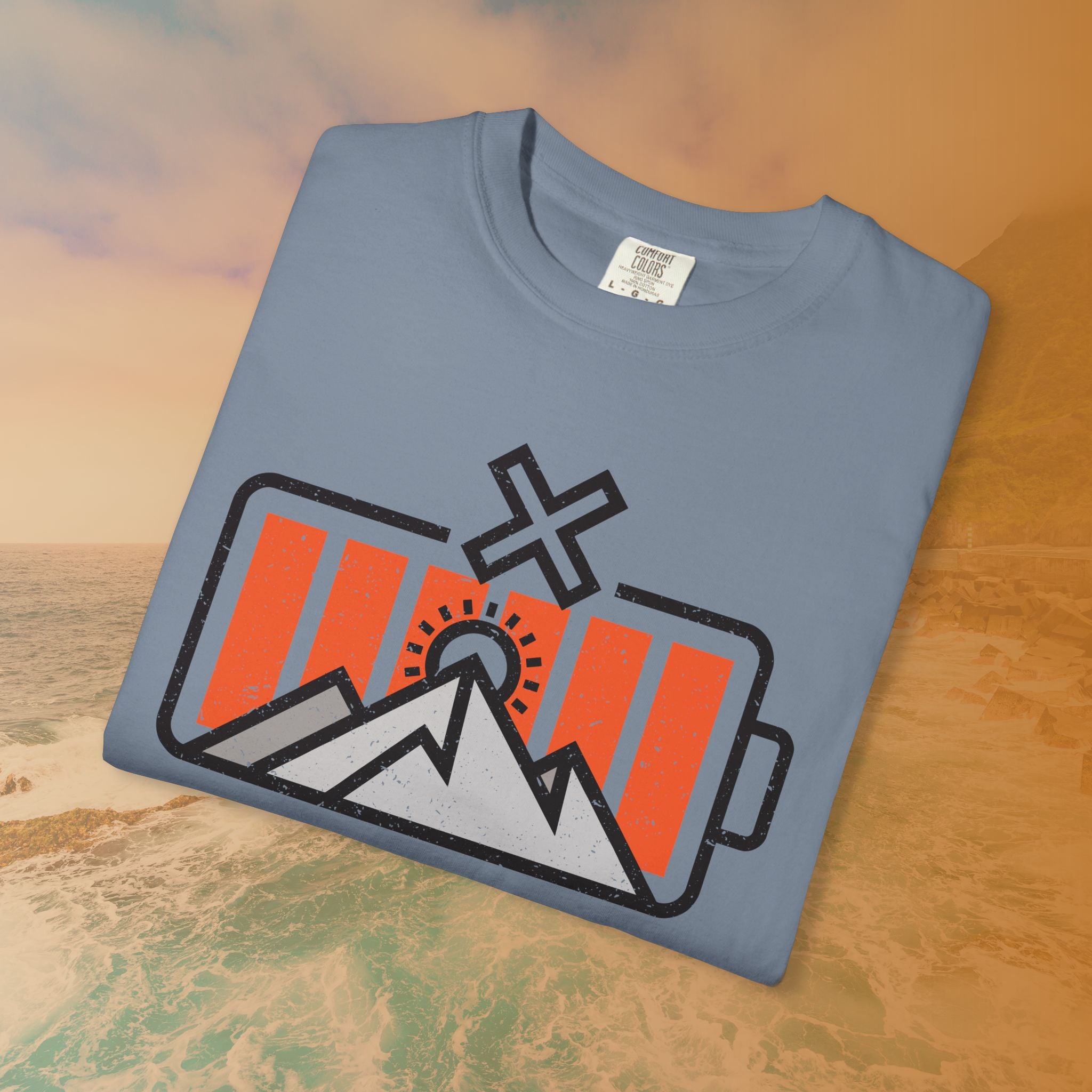 Off The Grid Retro Battery T-Shirt