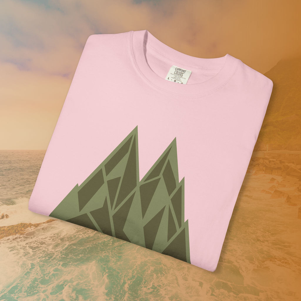 Get Lost Retro Geometric Mountain T-Shirt