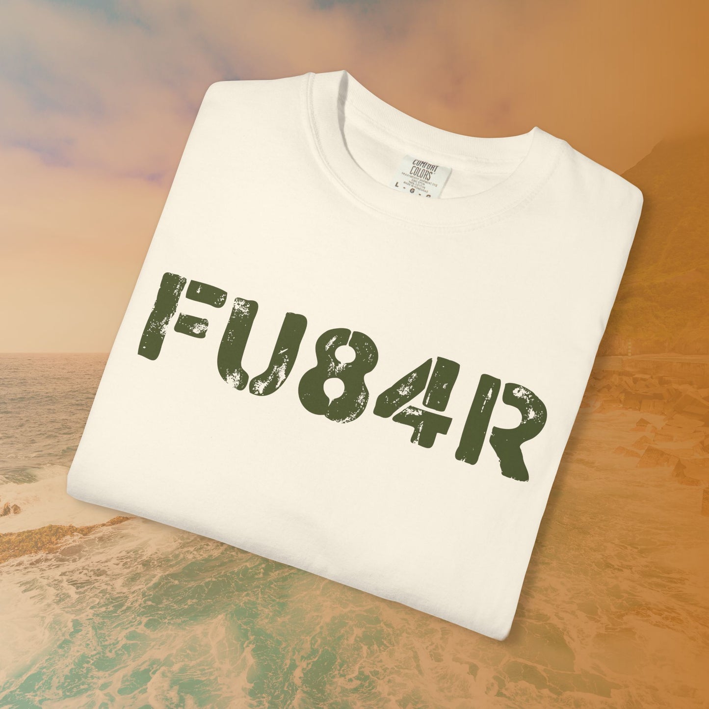 FUBAR (FU84R) T-Shirt | ADHD Humor Disorganized Life Slogan Tee | Military Slang Distressed Graphic