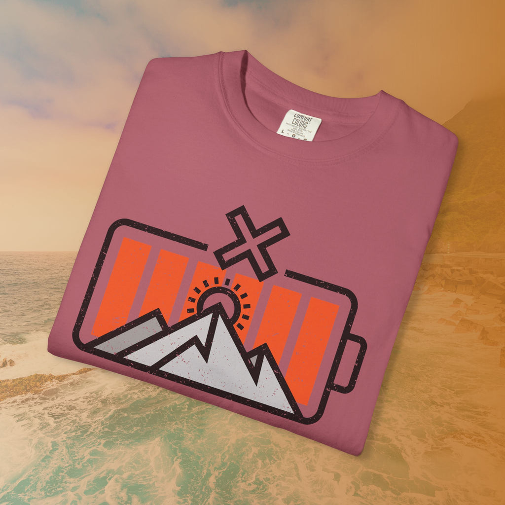 Off The Grid Retro Battery T-Shirt