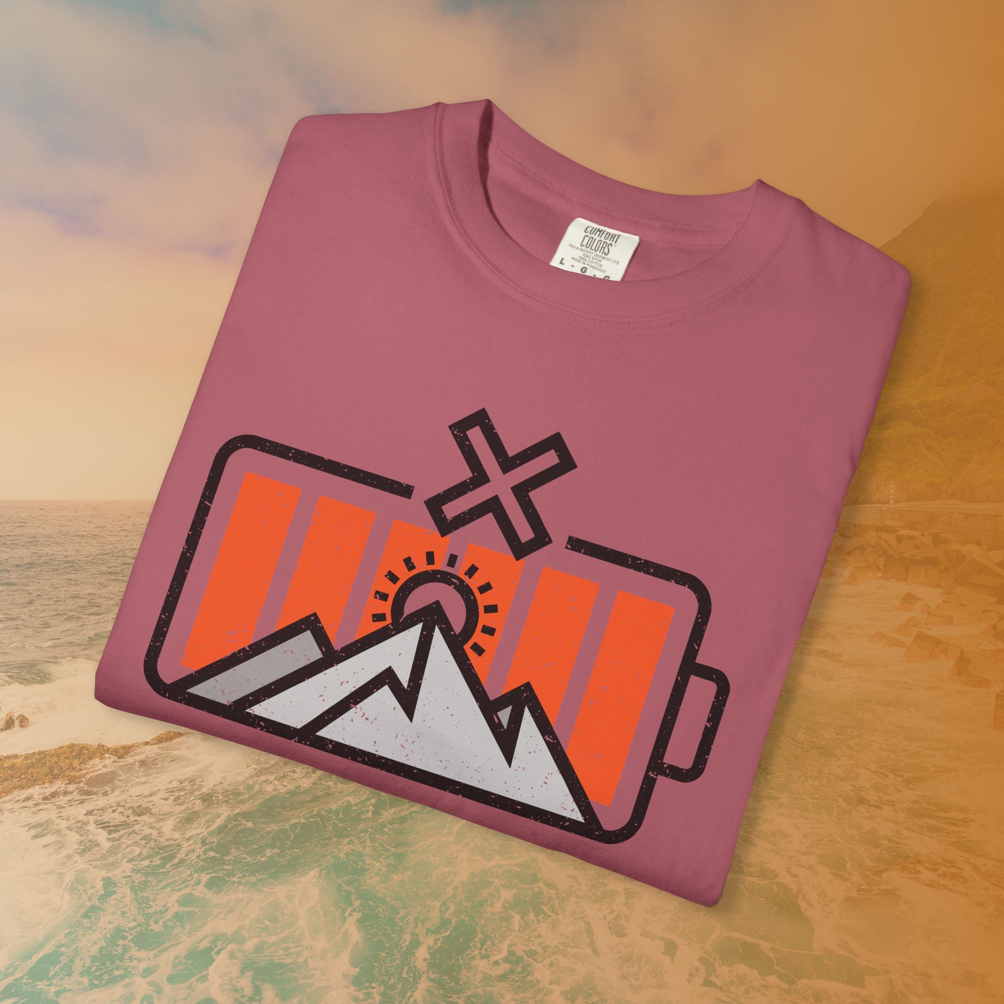 Off The Grid Retro Battery T-Shirt