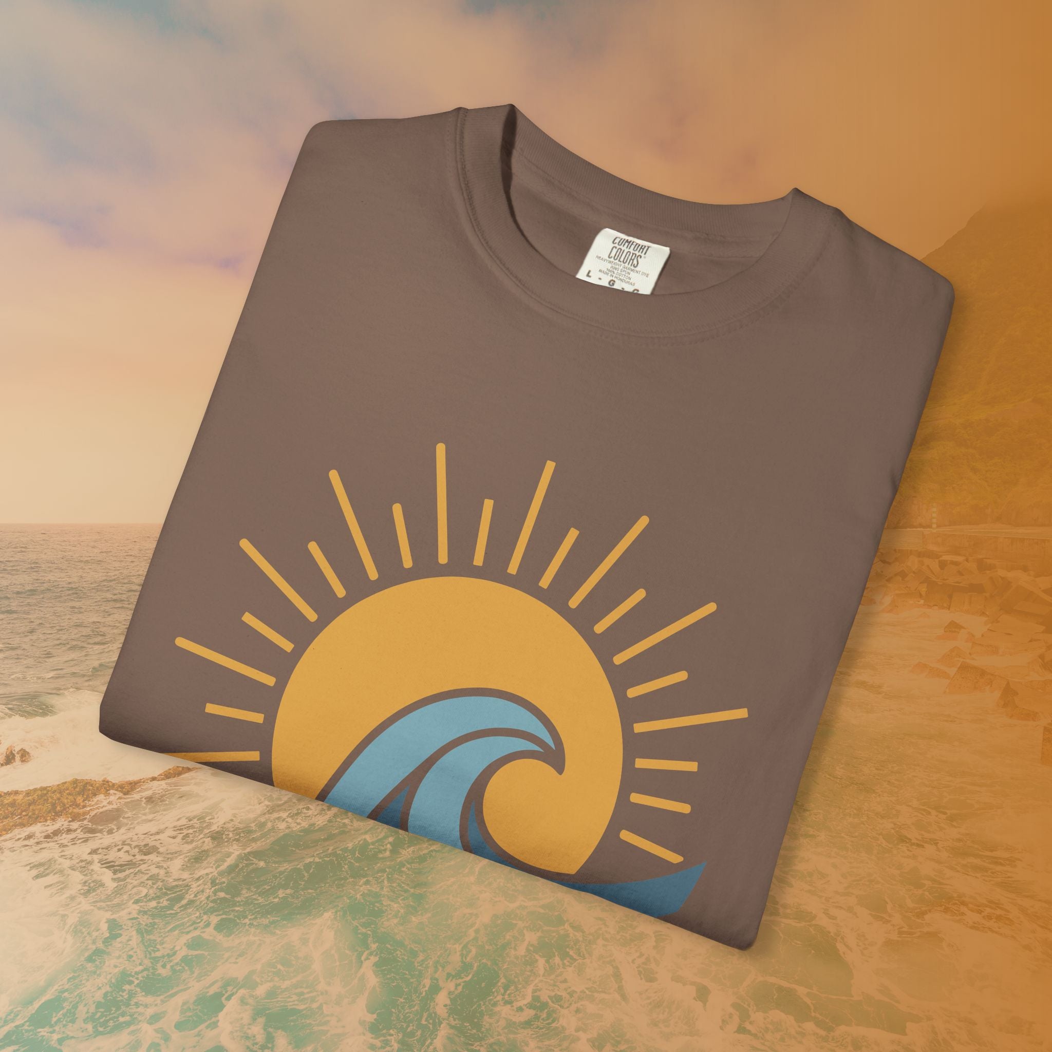 Sun Surf and Waves Graphic T-Shirt