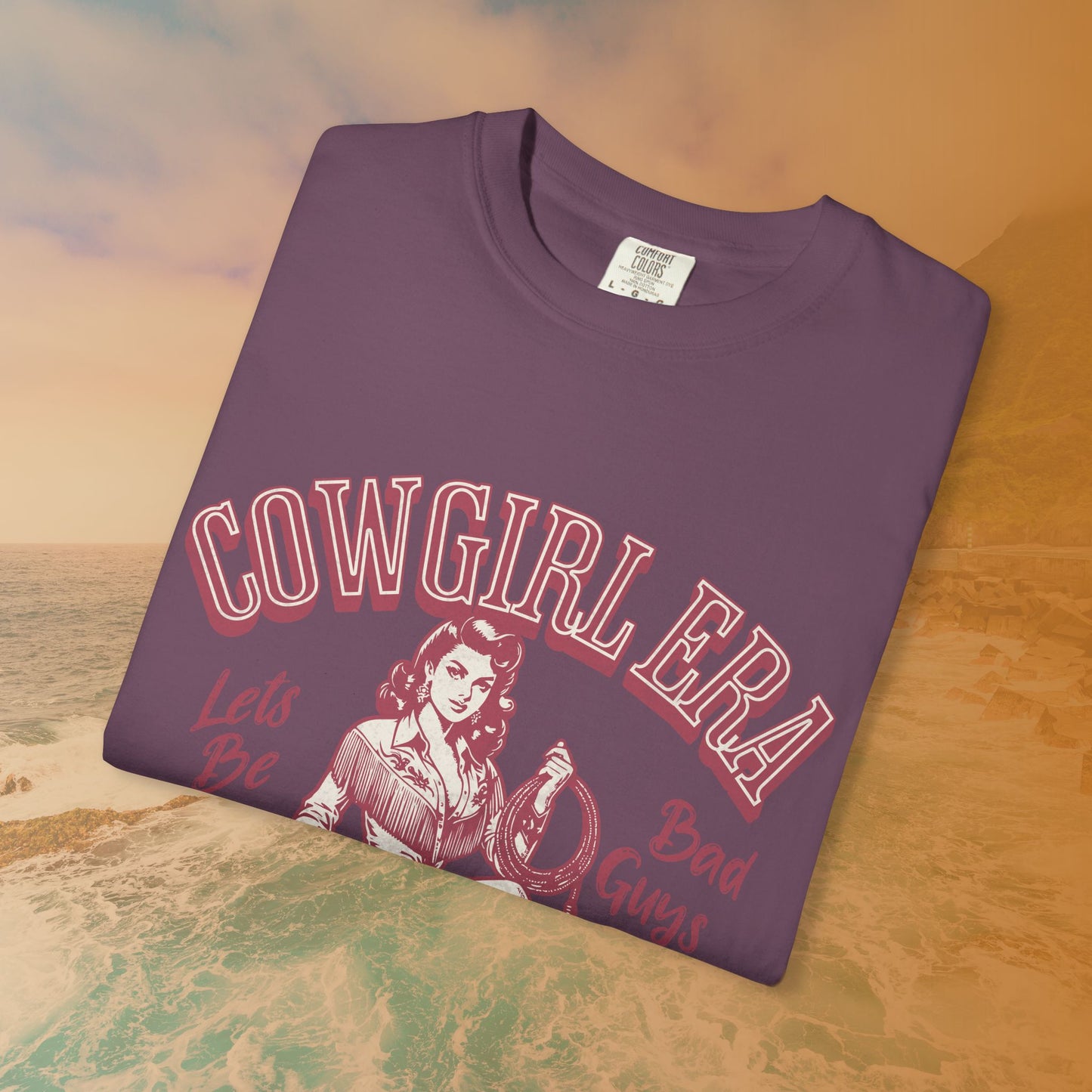 Cowgirl Era Pinup T-Shirt | Rockabilly Rodeo Cowgirl Gift