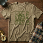 SNAFU Octopus Skull T-Shirt in Khaki