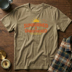 Sunburned & Unbothered Graphic T-Shirt in Khaki