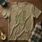 SNAFU Skull Grenade T-Shirt in Khaki