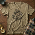 I Run A Tight SHIPwreck T-Shirt in Khaki