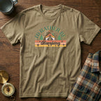 I'd Rather Be Glamping T-Shirt in Khaki