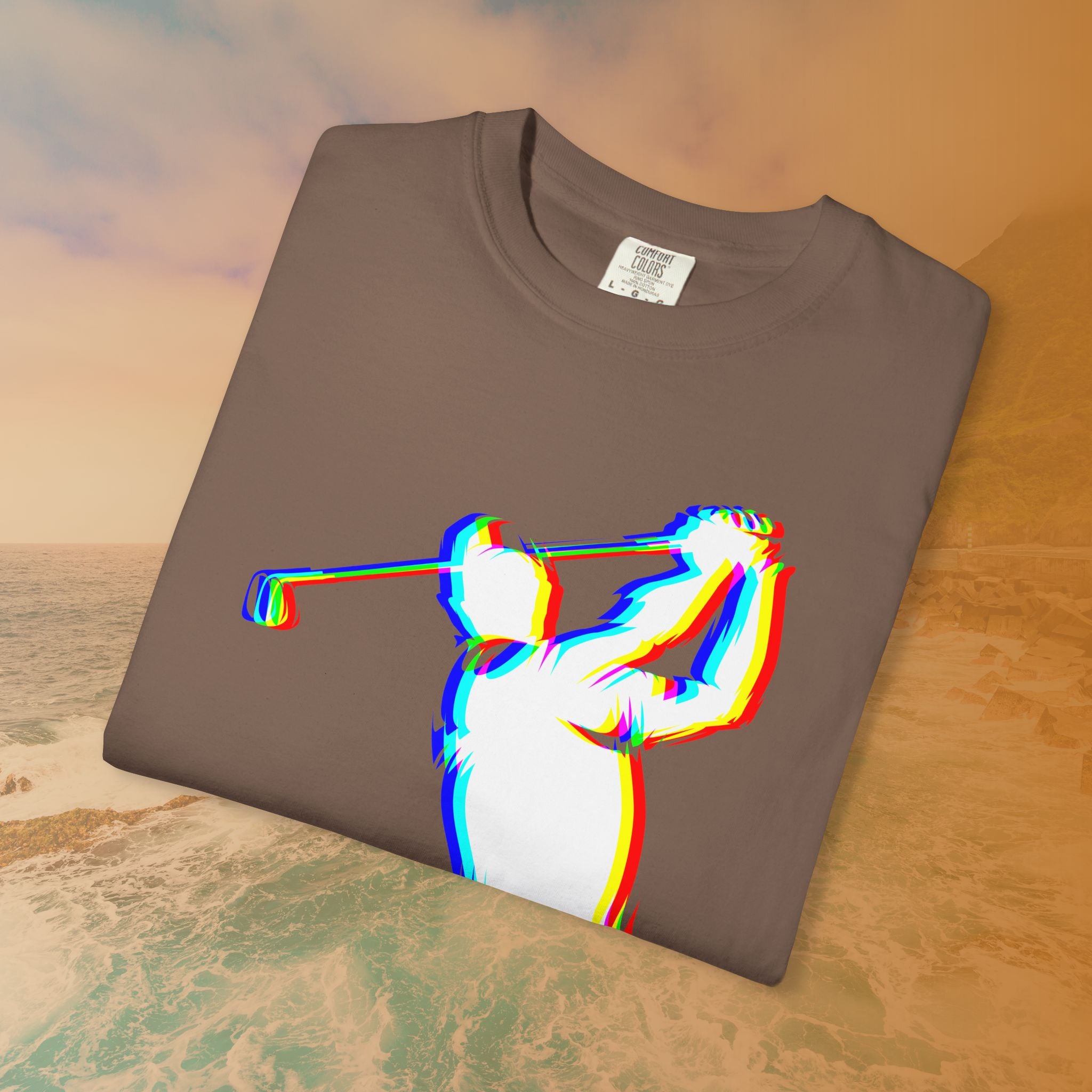 EDM Glitch Golf T-Shirt